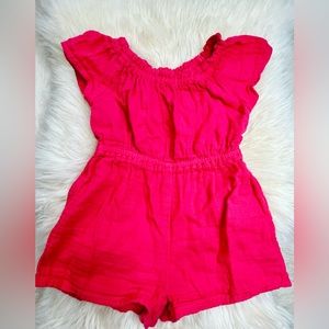 Girls pink Romper size 18-24 months.
